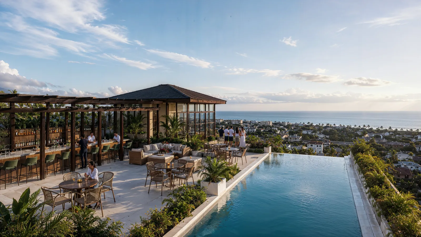 Seminyak Residence — бассейн на крыше