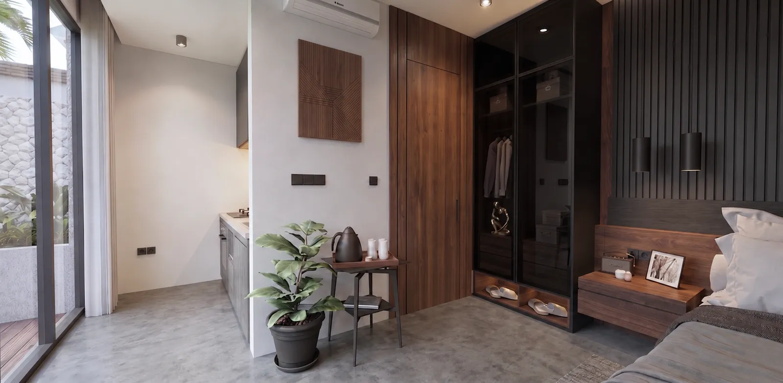 Seminyak Residence — гостиная и вход