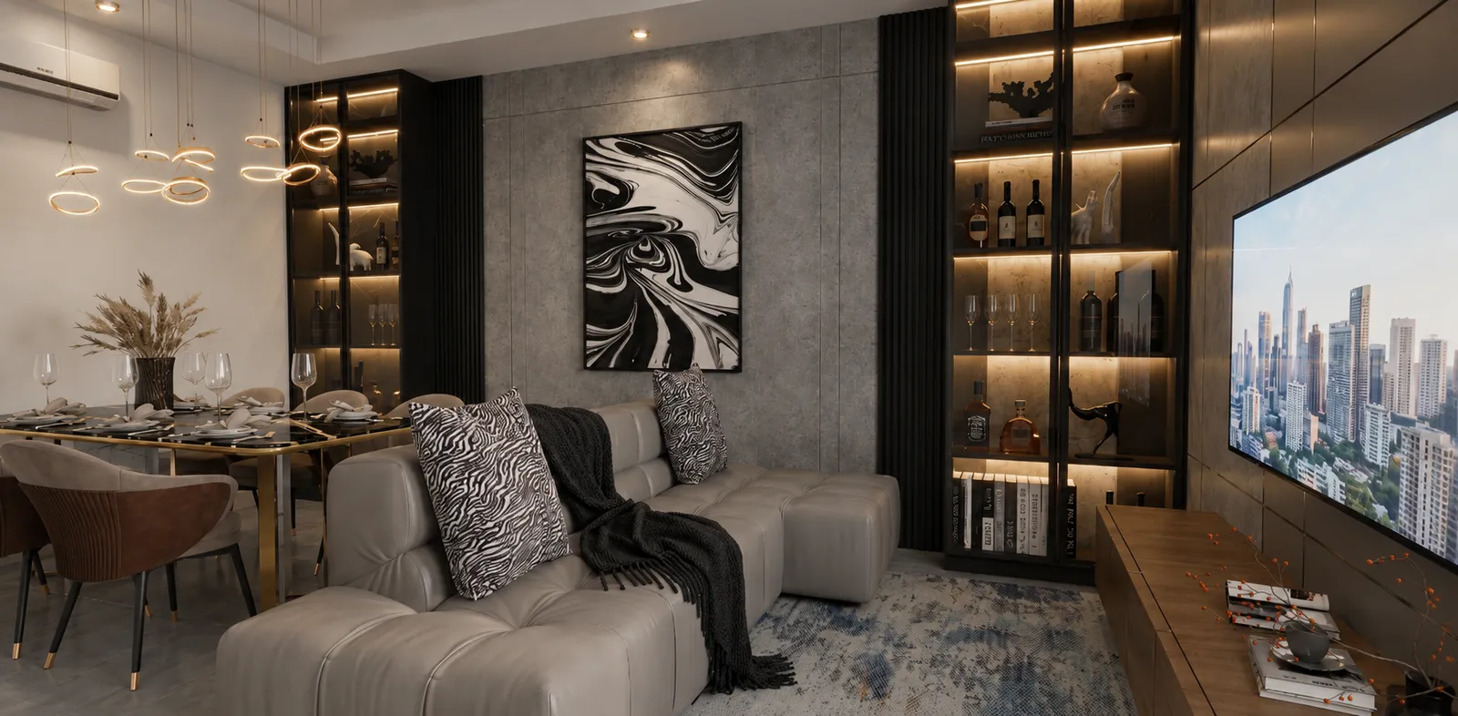 Seminyak Residence — гостиная