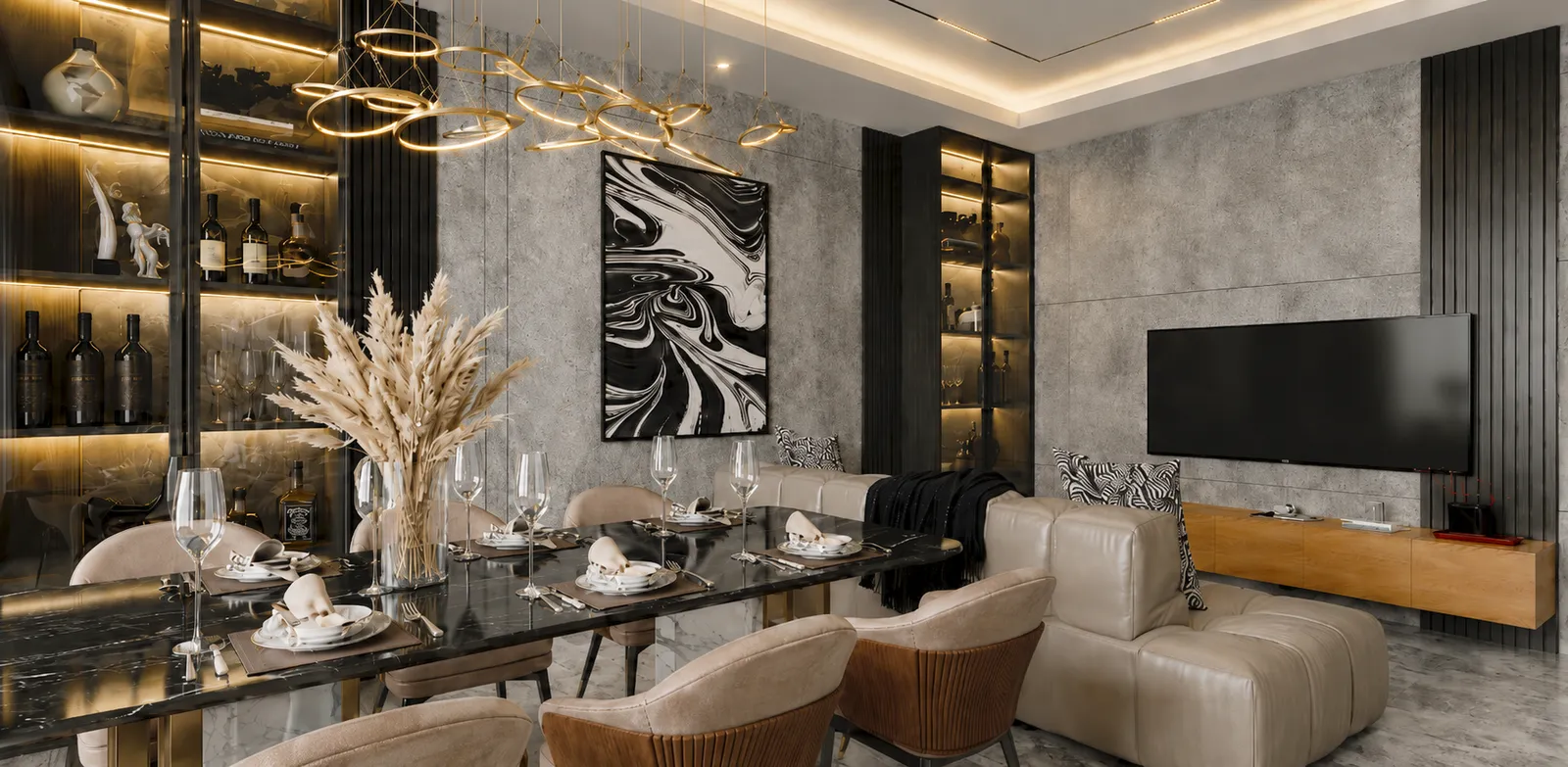 Seminyak Residence — обеденная зона